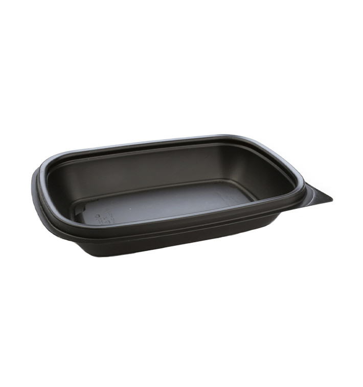 Barquette Plastique PP Noir 375ml 20x13x4cm 375ml (50 Utés) Barquette Plastique PP Noir 375ml 20x13x4cm 375ml (50 Utés)