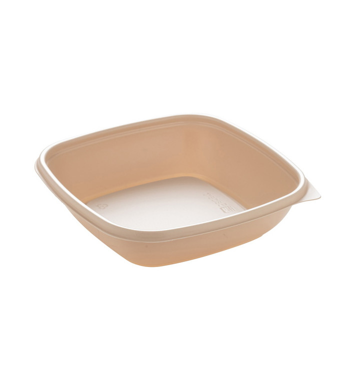 Barquette Plastique PP Crème 500ml 16,5x16,5x4cm (300 Utés) Barquette Plastique PP Crème 500ml 16,5x16,5x4cm (300 Utés)