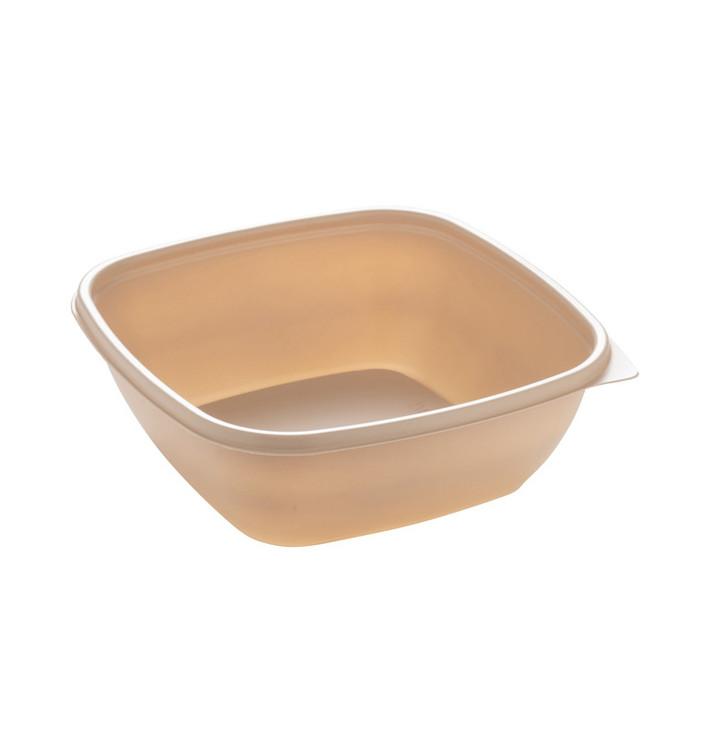 Barquette Plastique PP Crème 750ml 16,5x16,5x6cm (50 Utés) Barquette Plastique PP Crème 750ml 16,5x16,5x6cm (50 Utés)