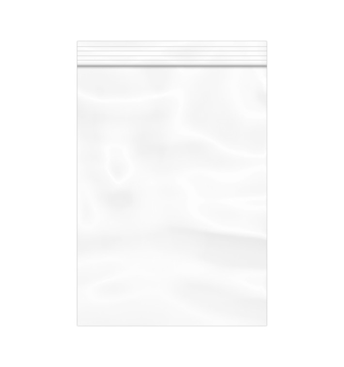 Sac en PE Fermeture Zip 16x22cm G160 (100 Utés) Sac en PE Fermeture Zip 16x22cm G160 (100 Utés)