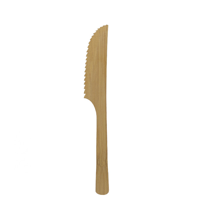 Couteau en Bambou 15cm (100 Utés) Couteau en Bambou 15cm (100 Utés)