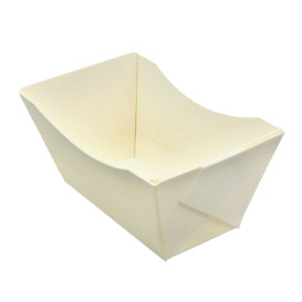 Barquette en Bois 320ml 13,3x7,5cm (144 Uds)