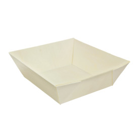 Barquette en Bois 480ml 14,5x12x5cm (144 Uds)