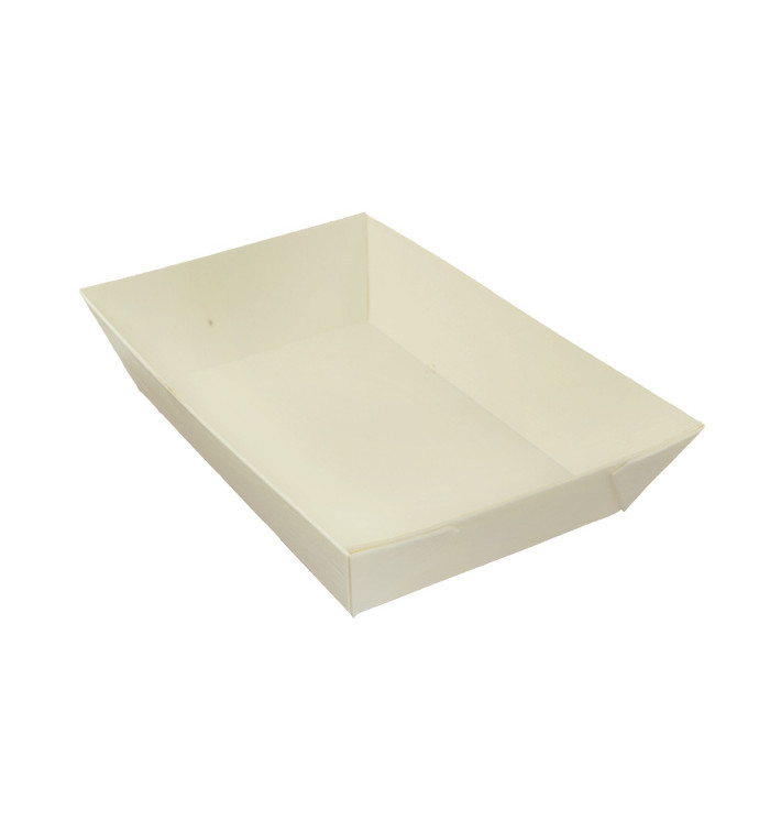 Barquette en Bois 500ml 20,5x12,5cm (144 Uds) Barquette en Bois 500ml 20,5x12,5cm (144 Uds)