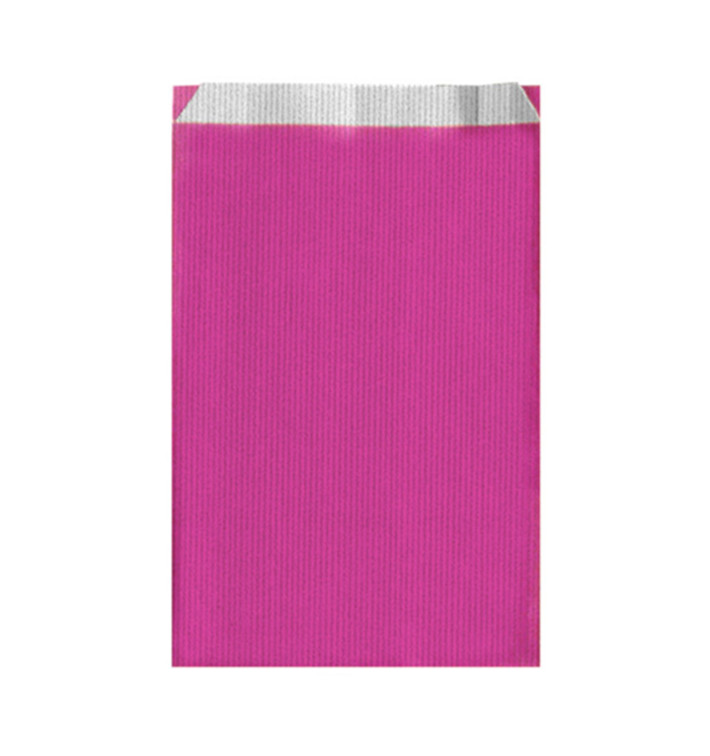 Sac Papier Fuchsia 12+5x18cm Sac Papier Fuchsia 12+5x18cm