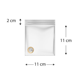 Sac en PE à Fermeture Zip 11x11cm G200 (1.000 Utés)