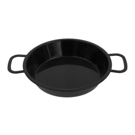 Paella en PP Noire 120ml (20 Utés)