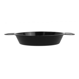 Paella en PP Noire 120ml (20 Utés)