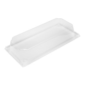 Couvercle en Plastique PET Emballage 410ml 19,6x8,6x3,2cm (144 Utés)