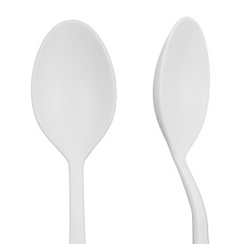 Petite Cuillère Réutilisable CPLA Blanc 10cm (500 Utés)