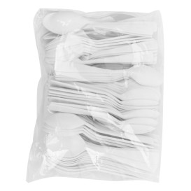 Petite Cuillère Réutilisable CPLA Blanc 10cm (500 Utés)
