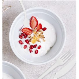 Petite Cuillère Réutilisable CPLA Blanc 10cm (500 Utés)