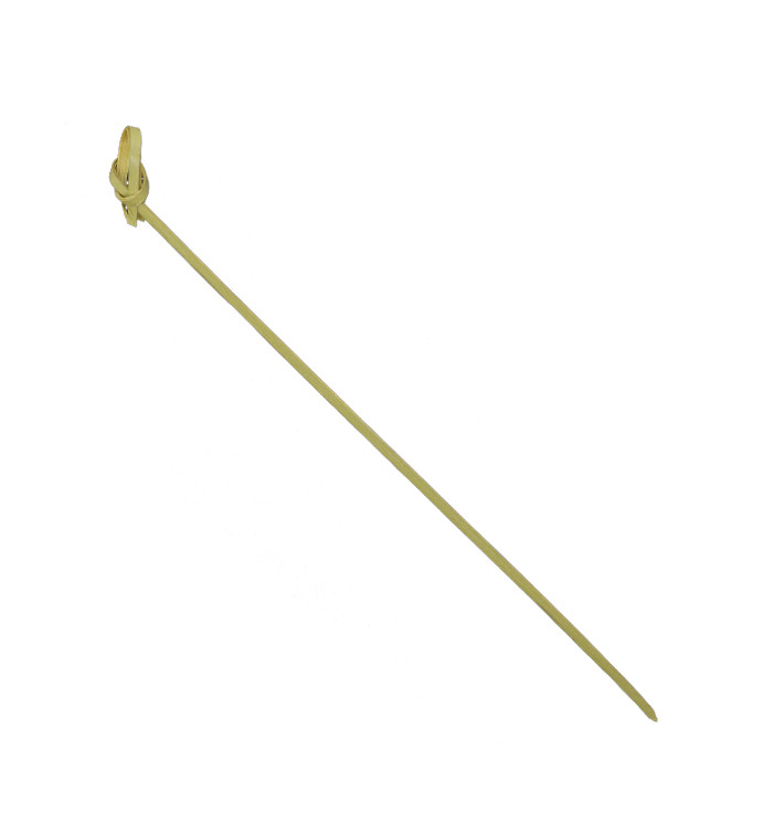 Piques boucles en Bambou verte naturelle 18cm (250 Utés) Piques boucles en Bambou verte naturelle 18cm (250 Utés)