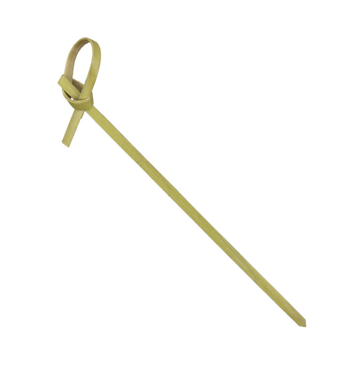 Pique en Bambou Boucle Vert Naturel 10cm (1.200 Utés) Pique en Bambou Boucle Vert Naturel 10cm (1.200 Utés)