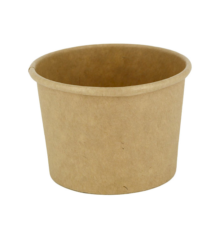 Pot Carton Kraft à Sauce 100ml Ø7,3cm (50 Utés) Pot Carton Kraft à Sauce 100ml Ø7,3cm (50 Utés)