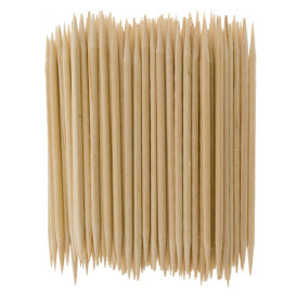 Cure-dents en Bois Rond 2 pointes 65mm (1 Uté)  