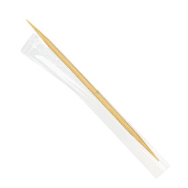 Cure-dents en Bois 2 Pointes en Sachet Film 65mm (1 Uté)    