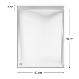 Sac en PE à Fermeture Zip 40x50cm G300 (100 Utés)
