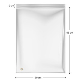 Sac en PE à Fermeture Zip 50x65cm G300 (50 Utés)