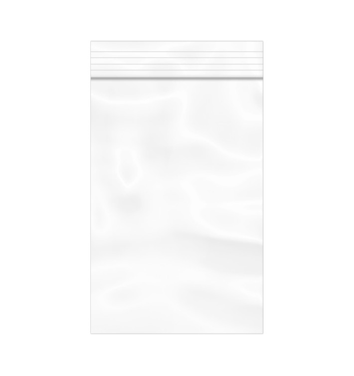 Sac en PE à Fermeture Zip 8x12cm G300 (100 Utés) Sac en PE à Fermeture Zip 8x12cm G300 (100 Utés)