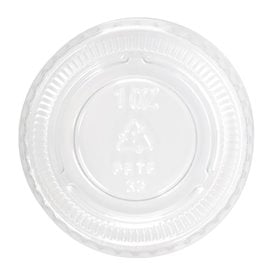 Couvercle PET Transparent Pot à sauce Ø4,8cm (2.500 Utés)