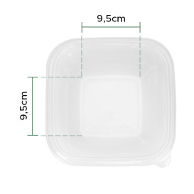 Bol en Plastique PET 1000ml 175x175x60mm (300 Utés)