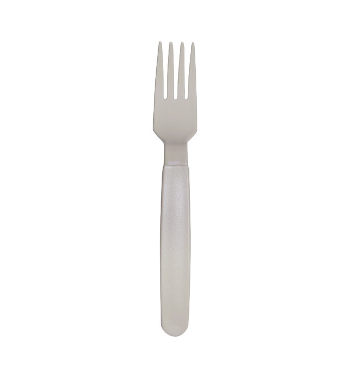 Fourchette Réutilisable Durable PP Gris 18,5cm (180 Uds) Fourchette Réutilisable Durable PP Gris 18,5cm (180 Uds)