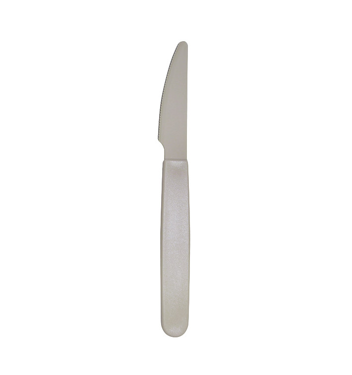 Couteau Réutilisable Durable PP Gris 18,5cm (6 Utés) Couteau Réutilisable Durable PP Gris 18,5cm (6 Utés)