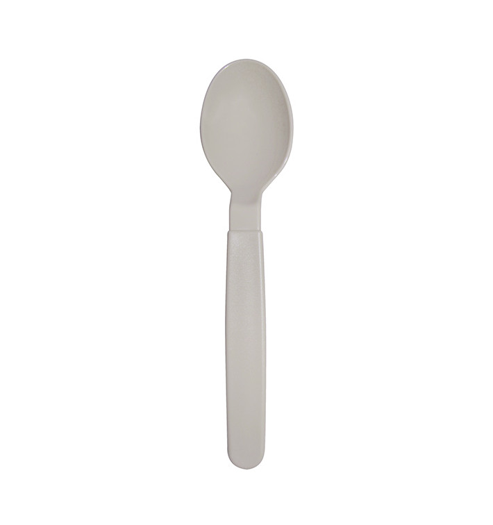 Cuillère Réutilisable Durable PP Grise 18,5cm (6 Uds) Cuillère Réutilisable Durable PP Grise 18,5cm (6 Uds)