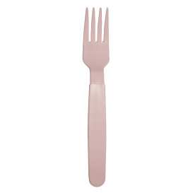 Fourchette Réutilisable Durable PP Rose 18,5cm (6 Uds)
