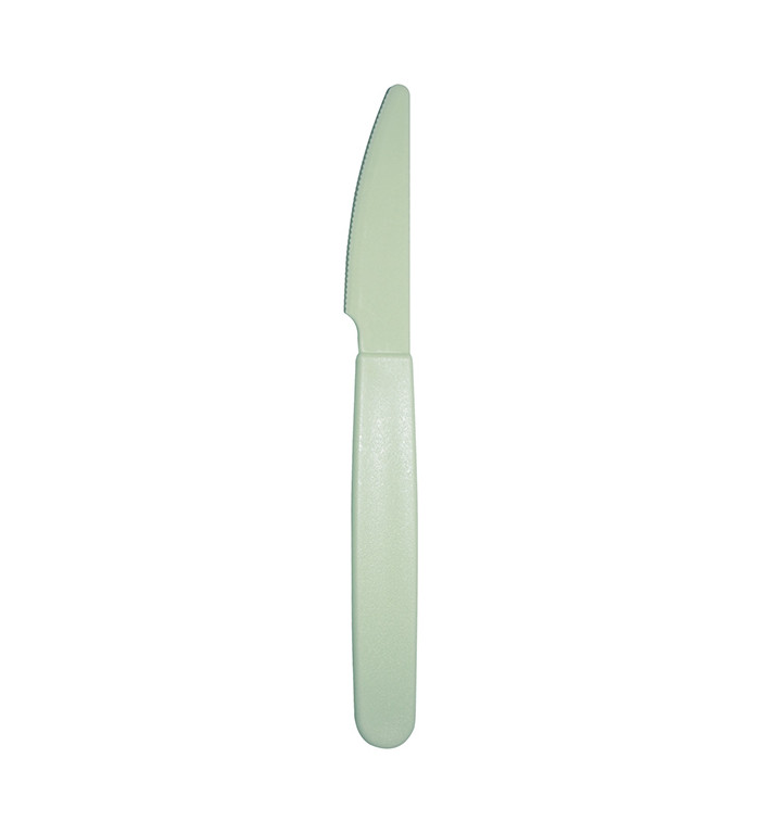 Couteau Réutilisable Durable PP Vert 18,5cm (6 Utés) Couteau Réutilisable Durable PP Vert 18,5cm (6 Utés)