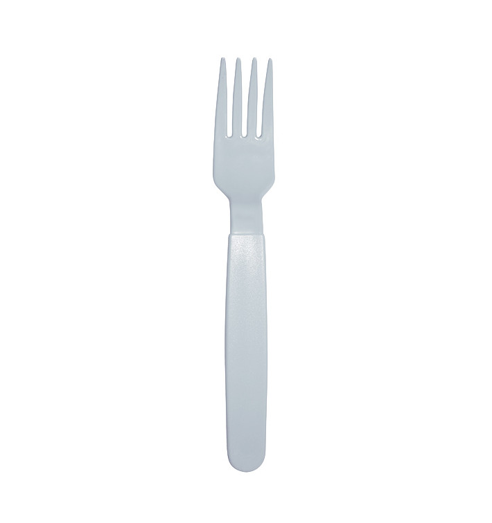 Fourchette Réutilisable Durable PP Bleu 18,5cm (6 Uds) Fourchette Réutilisable Durable PP Bleu 18,5cm (6 Uds)