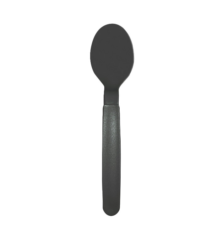 Cuillère Réutilisable Durable PP Anthracite 18,5cm (6 Uds) Cuillère Réutilisable Durable PP Anthracite 18,5cm (6 Uds)