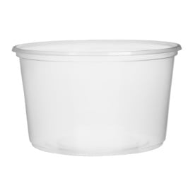 Pot en Plastique Transparent 300 ml Ø10,5cm (1.000 Unités)