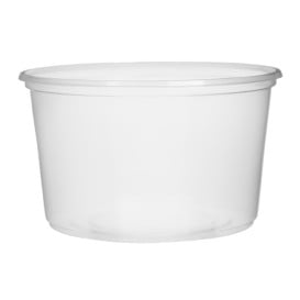 Pot en Plastique Transparent 300 ml Ø10,5cm (1.000 Unités)