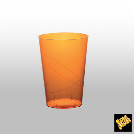 Verre Plastique Moon Orange Transp. PS 230ml (50 Unités)