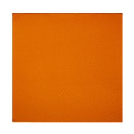 Serviette Papier Orange 2E Molletonnée 33x33cm (50 Utés)