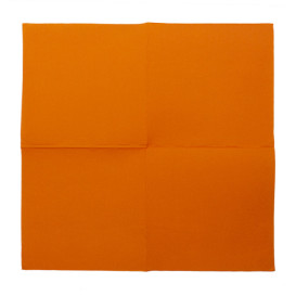 Serviette Papier Orange 2E Molletonnée 33x33cm (1350 Utés)