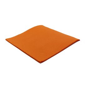 Serviette Papier Orange 2E Molletonnée 33x33cm (1350 Utés)