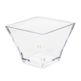 Verrine Dégustation Durable SAN "Pagoda" Transparent 88ml (6 Utés)