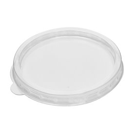 Couvercle PET Transparent Pot à sauce 60ml Ø6,7cm (50 Utés)