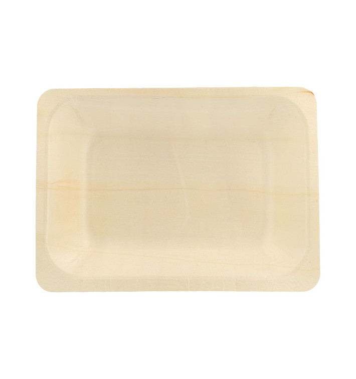 Plateau en Bois 19,5x14x3cm (50 Unités) Plateau en Bois 19,5x14x3cm (50 Unités)