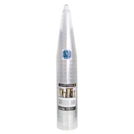 Flûte à Champagne Réutilisable PS Pied Blanc 160ml 2pcs (20 Utés)