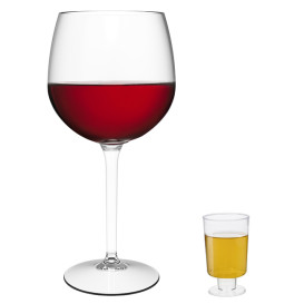Verre à Pied en Plastique 40ml (20 Unités)