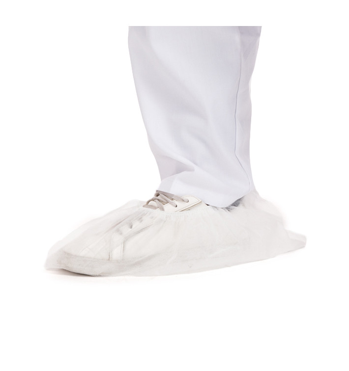 Surchaussures en Polypropylène Blanc (100 Utés) Surchaussures en Polypropylène Blanc (100 Utés)