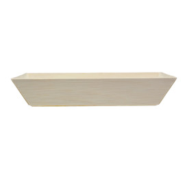 Plateau jetable en bois 15,5x8,5x2,8cm 250ml (25 Unités)