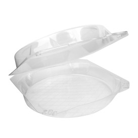 Boîte à charnière Pour Pâtisserie PET Ø27x8cm (100 Utés)