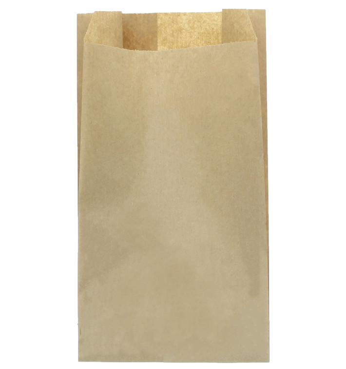 Sac Papier Kraft 14+7x24cm (200 Utés) Sac Papier Kraft 14+7x24cm (200 Utés)