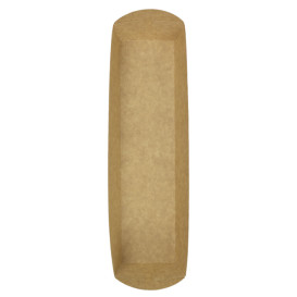 Plateau à Sandwich Kraft 500ml 24,8x6cm (500 Uds)