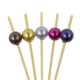 Pique en Bambou Perle Assortiment 9cm (100 Utés)